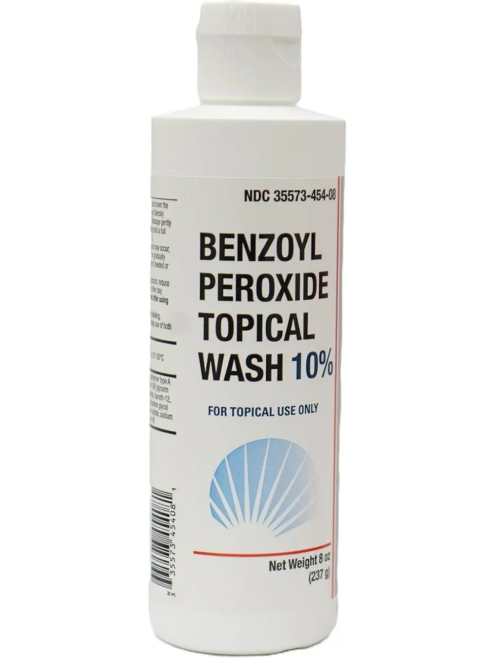 10% Benzoyl Peroxide Acne Wash - Deep Cleanser for Clear Skin & Breakout Control